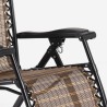 Chaise longue relax zéro gravité pliable avec appuie-tête jardin Elgon Dimensions