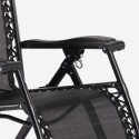 Chaise longue inclinable de jardin et camping extérieur Tyree Dimensions