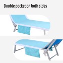 Serviette de plage de transat en microfibre 2 poches Grande Italia XL Vente