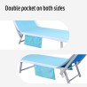 Serviette de plage de transat en microfibre 2 poches Grande Italia XL Vente