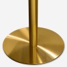 Ronde Goblet tafel 80cm klassieke stijl gouden marmereffect Monika Korting