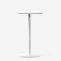 Table haute carré pour tabourets de bar 60x60cm style moderne Arven Catalogue