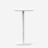Table haute carré pour tabourets de bar 60x60cm style moderne Arven Catalogue