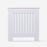 Cache-radiateur en bois blanc 78x19x81,5h Heeter M Promotion