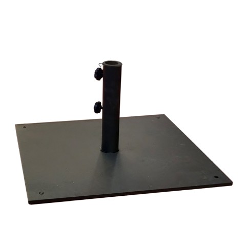 Stalen voet 30 kg vierkant 60x60cm parasol met centrale mast Jos Aanbieding