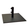 Stalen voet 30 kg vierkant 60x60cm parasol met centrale mast Jos Aanbieding