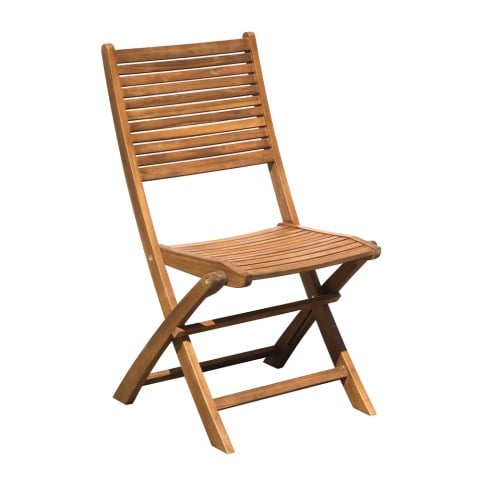 Chaise en bois pliable pour jardin extérieur balcon terrasse Giava Promotion