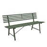 Banc 3 places jardin extérieur classique en fer 150x57x76cm Iven Caractéristiques