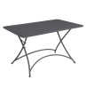 Opvouwbare rechthoekige tafel 120x70cm voor buiten tuin terras Plan Aanbieding