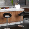 Tabouret de bar cuisine industriel pivotant réglable en hauteur repose-pieds Chicago 