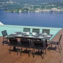 Uitschuifbare tuintafel 160-240x102cm van aluminium Kend Aanbod