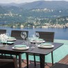 Uitschuifbare tuintafel 160-240x102cm van aluminium Kend Korting