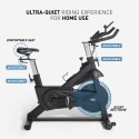 Sprinter fiets 18 kg professioneel fit bike voor indoor cycling Athena Korting