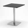 Table restaurant 60x60 carrée avec pied central pour bar bistrot Horeca Remises