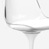 Table ronde 80cm Tulipan en marbre + 2 chaises blanches transparentes Vixan Dimensions