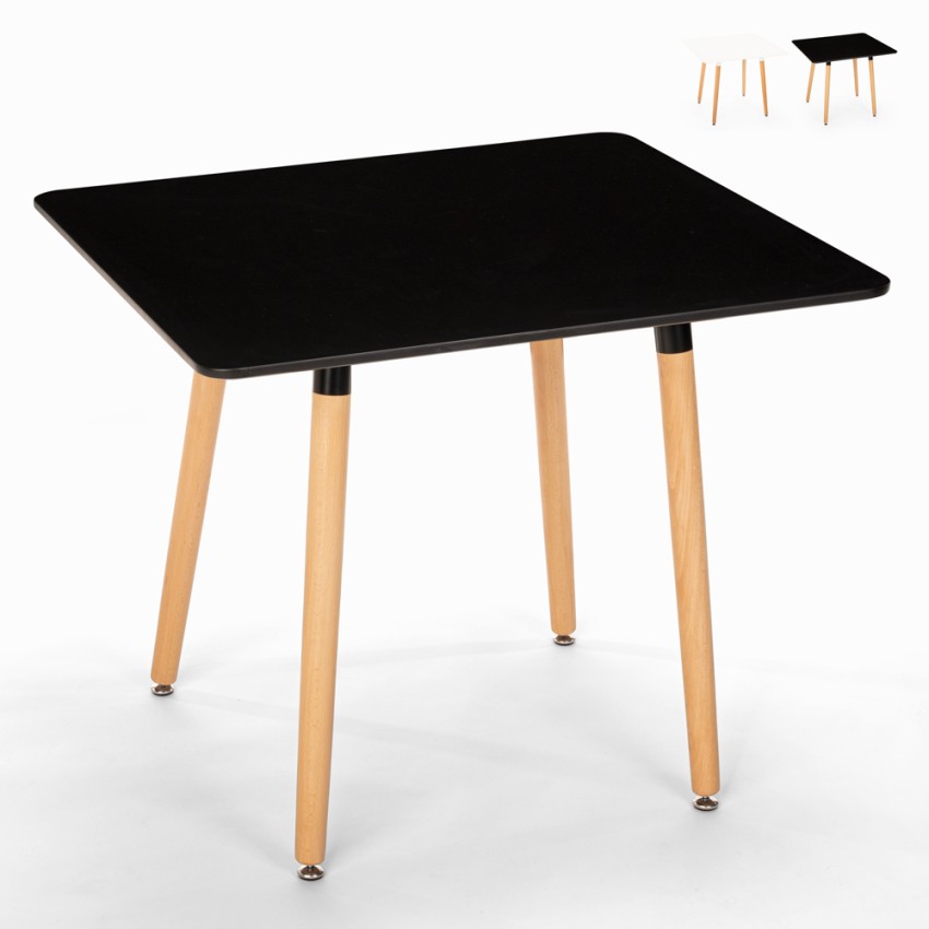 Scandinavisch design vierkante tafel 80x80cm Wooden Verkoop Scandinavisch design vierkante tafel 80x80cm Wooden Verkoop