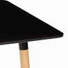 Table de cuisine et salle à manger carrée au design scandinave 80x80cm Wooden Caractéristiques
