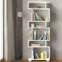 Moderne boekenkast met 6 open planken 60x19,5x162,9cm Blok Karakteristieken