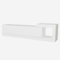 Hangend modern woonkamer TV-meubel 150cm met klapdeur Volare Keuze