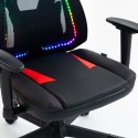 Verstelbare ergonomische kantoorfauteuil gamingstoel met RGB licht Gundam Prijs
