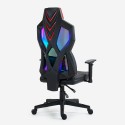 Fauteuil bureau chaise gaming ergonomique réglable lumière RGB Gundam Modèle