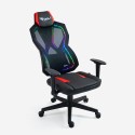 Fauteuil bureau chaise gaming ergonomique réglable lumière RGB Gundam Choix