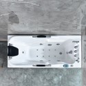 Rechthoekige inbouw whirlpool badkuip bubbelbad Itaca Voorraad