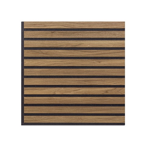 10 x decoratieve geluidsabsorberende panelen 58x58 cm walnoot Deco BN Aanbieding