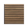 10 x panneau acoustique décoratif 58x58 cm bois noyer Deco BN Promotion