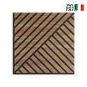 20 x decoratief paneel 58x58cm geluidsabsorberend walnoothout Deco MXN Kortingen