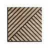 20 x decoratief eikenhouten akoestisch paneel 58x58cm Deco MXR Catalogus