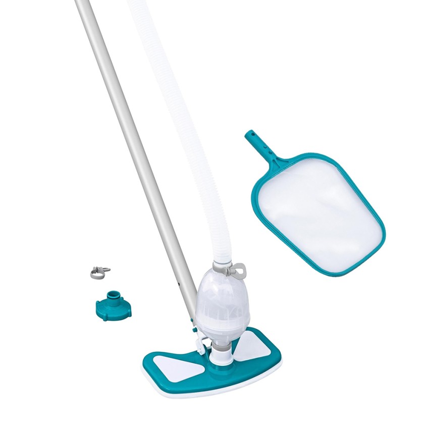 Bestway 58234 Aquaclean Flowclear onderhoudsset met stofzuiger voor bovengronds zwembad Aanbieding Bestway 58234 Aquaclean Flowclear onderhoudsset met stofzuiger voor bovengronds zwembad Aanbieding