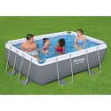 Bovengronds rechthoekig zwembad Bestway 56629 Power Steel 282x196x84cm Korting