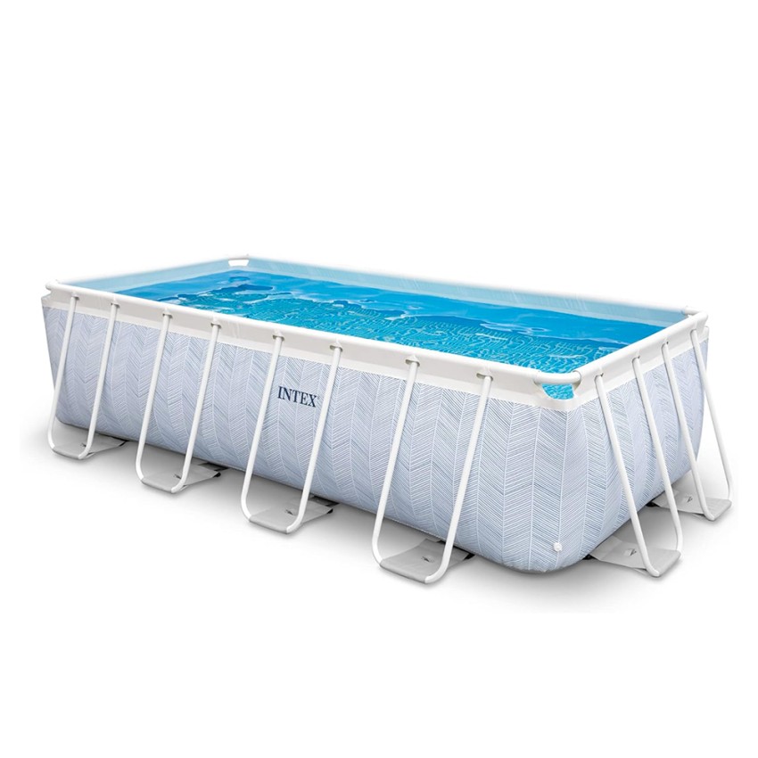 Rechthoekig bovengronds zwembad 400x200x100 cm Intex Chevron 26780 Aanbieding Rechthoekig bovengronds zwembad 400x200x100 cm Intex Chevron 26780 Aanbieding