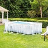 Rechthoekig bovengronds zwembad 400x200x100 cm Intex Chevron 26780 Verkoop