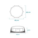 Piscine ronde avec parasol Canopy Metal Frame Intex 28209 Catalogue