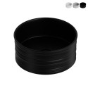 Lavabo de salle de bain à poser rond 40x18cm céramique mate Nordic Offre
