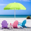Parasol de plage 180 cm coton pêche GiraFacile Dioniso 