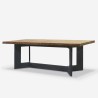 Eettafel in rustiek hout 220x100 cm Kurt Verkoop