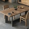 Eettafel keuken in rustiek hout 220x100cm woonkamer Kurt Aanbod