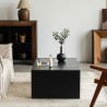 Lage rechthoekige rustieke houten salontafel Clint Aanbod