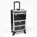 Professionele make-up trolley met 2 lades en 4 wielen Cygnus Aanbieding