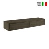 Wandplank met 2 lades moderne design Domino Maxi woonkamer 