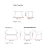 Outdoor loungeset bestaande uit 2 fauteuils, bank en tafel Luxor Lounge Kosten