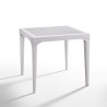 Vierkante polypropyleen tafel voor buiten 80x80 cm Malmo Prijs