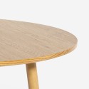 Ronde eettafel keuken 80 cm hout ontwerp Frajus Aanbod
