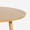 Table ronde de cuisine et salle à manger 80 cm en bois design Frajus Offre