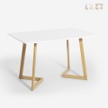 Scandinavisch design eettafel 120x80 cm met wit of houten blad Valk Aanbieding