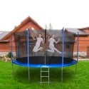 Trampolino elastische trampoline 430cm voor kinderen in de tuin Dyngo XXL Verkoop