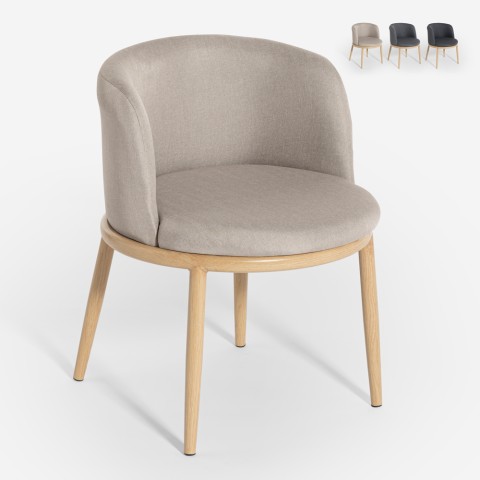 Gewatteerde stoffen stoel lounge stoel Lizak Aanbieding
